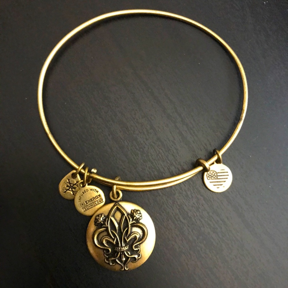 Alex and Ani Fleur de Lys bracelet